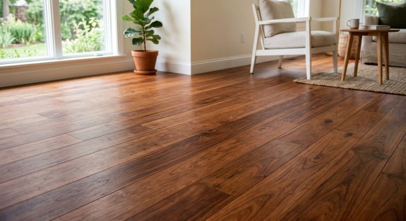 Cherry Floor Installation in Mims, FL