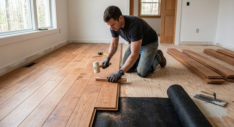 Cherry Floor Installation in Seminole County, FL