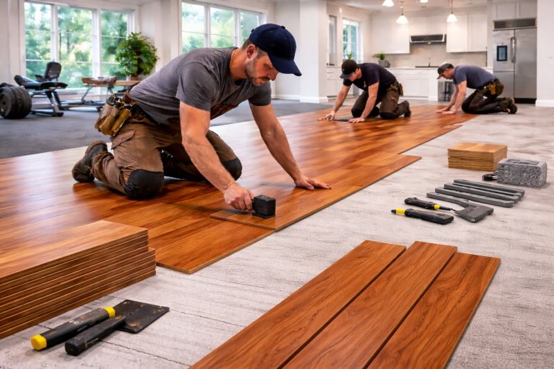 Cherry Floor Installation in Winter Park, FL