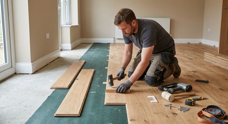 Wood Floor Service detail