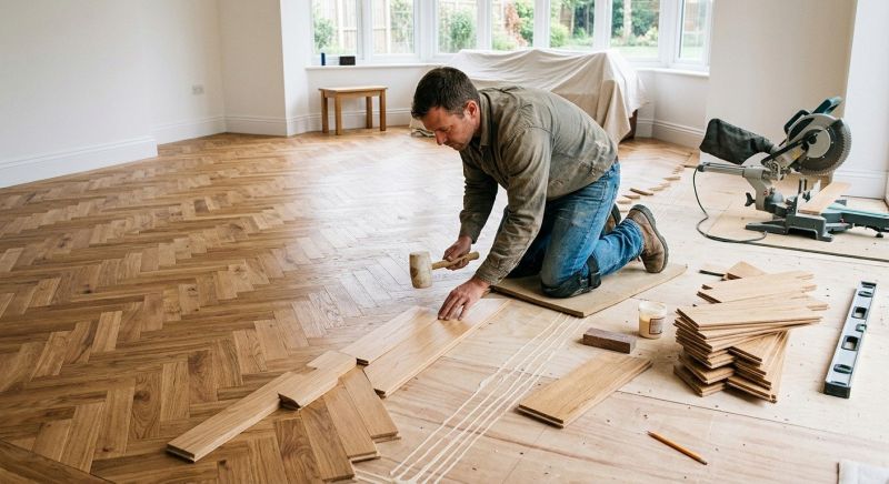 Hickory Floor Installation in Oviedo, FL
