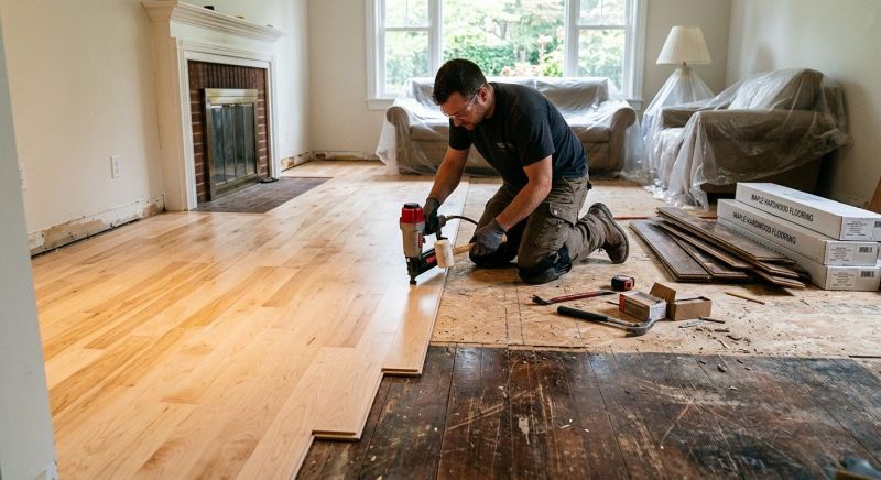 Maple Flooring Installation in Windermere, FL