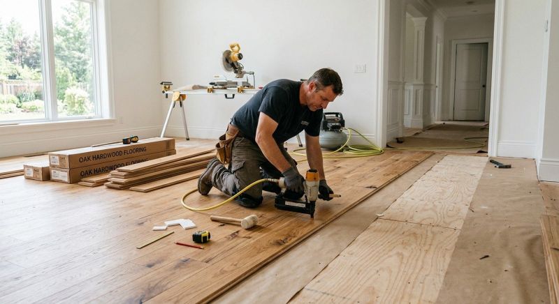 Oak Floor Installation in Mims, FL