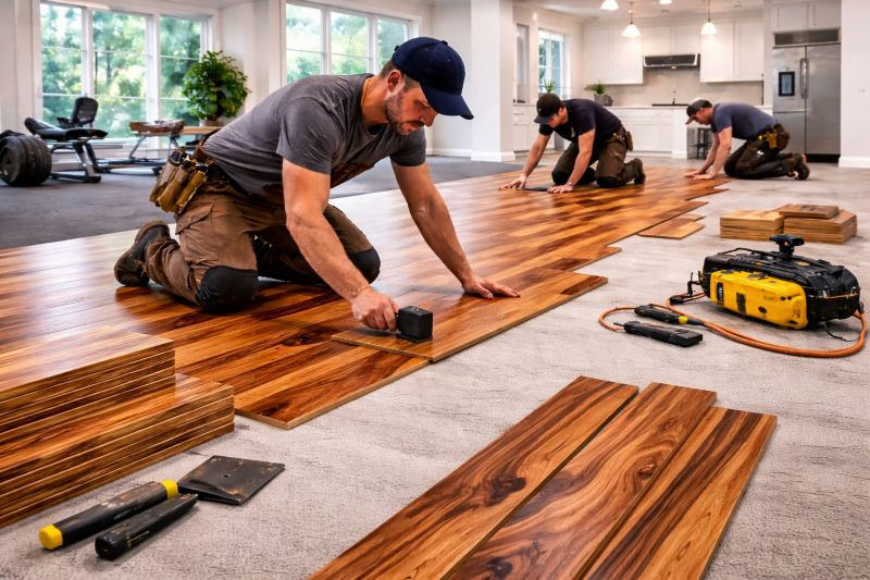 Teak Flooring Installation in Oviedo, FL