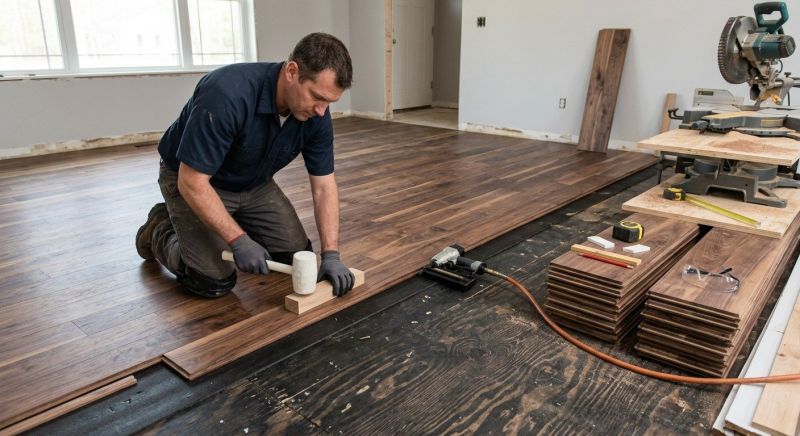Walnut Flooring Installation in Oviedo, FL
