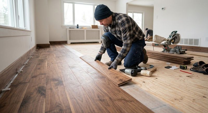 Walnut Flooring Installation in Oviedo, FL