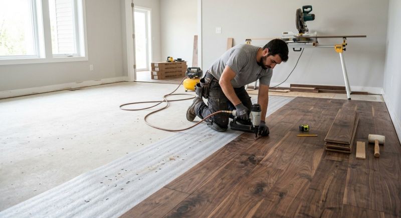 Walnut Flooring Installation in Oviedo, FL