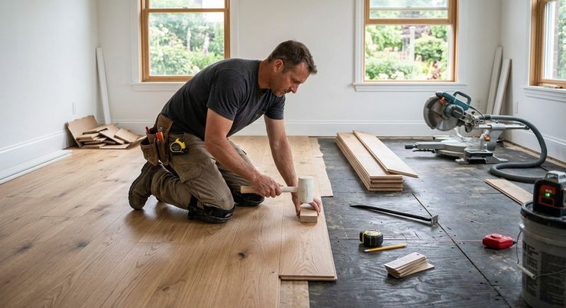 Wide Plank Floor Installation in Oviedo, FL